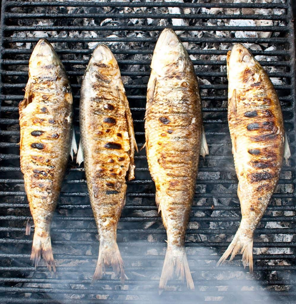 Fresh-fish-caught-in-greek-sea-and-cooked-on-BBQ